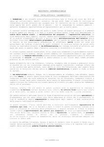 Manifesto Internazionale degli Intellettuali Sadembistici